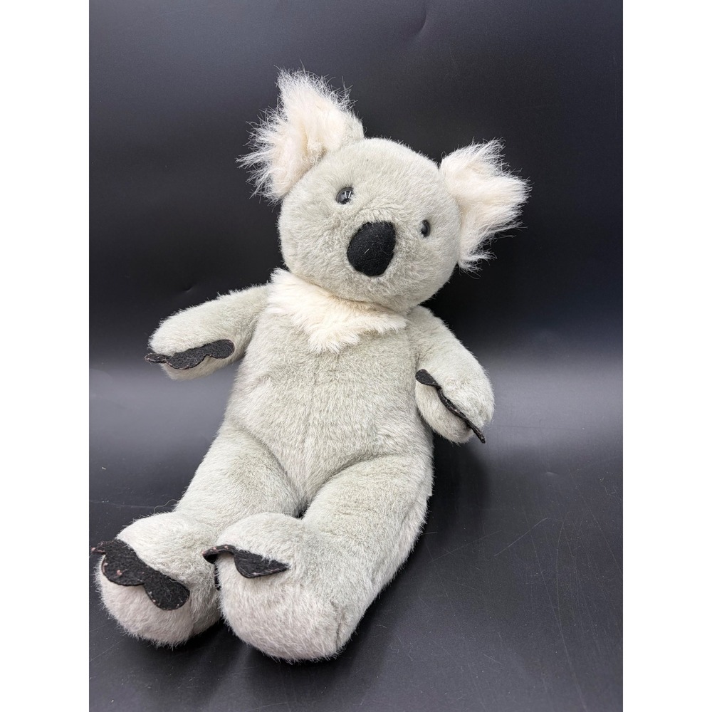 Build-A-Bear Workshop Koala Plush Stuffed Animal Grey White Fuzzy 16 inch